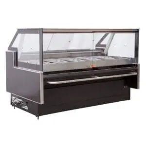 DELI WARMER SQUARE GLASS