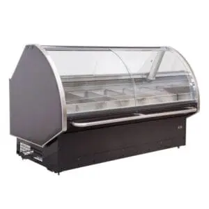 MEAT CURVED GLASS